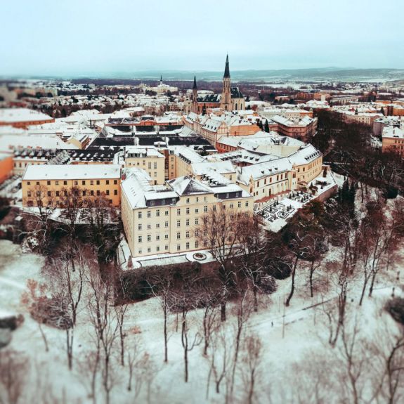 Odpočítáváme poslední hodiny starého roku. Ze sněhem poprášené Olomouce se s ním loučíme slovy napsanými za studentstvo zastoupené ve velkém Akademickém senátu UP – vrcholném orgánu naší univerzitní samosprávy:

~ ~ ~ 

Vážené kolegyně, vážení kolegové, vážené studentky, vážení studenti,

stojíme na sklonku roku 2025, který bezpochyby přinesl množství jedinečných a krásných událostí. Zároveň odkryl i výzvy, jež nám na Univerzitě Palackého, studentům i všem, kdo na ní pracují, otevírají prostor pro další rozvoj, akademický posun a naplnění našich „prozatím“ nevyřčených snů.

Hlavním pilířem naší univerzity není místo ani její historie, ale právě lidé. Každý jeden z nás svou činností v rozmanitých agendách a oblastech zaměření přispívá k jejímu chodu. I přes náročná období jsme to právě my, kdo je tvůrcem univerzity, a univerzita, která formuje nás.

Za studentskou kurii Akademického senátu UP si vám dovolujeme popřát, aby každý váš sen našel v budoucnosti své místo a aby měl každý váš cíl jasnou cestu k dosažení. Přáli bychom si, abyste nadcházející rok prožili ve zdraví, obklopeni lidmi, kteří vás činí šťastnými, a v prostředí, které je vám inspirací a připomínkou, že nic není nemožné.

Přejeme vám vše nejlepší do nového roku 2026.

Ať v něm najdete vše, v co doufáte.

za studentskou kurii AS UP Pavel Flekač

#univerzitnimesto